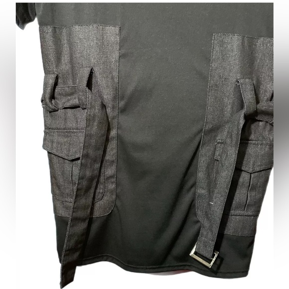 Women’s Stretch Tunic Shirt with Belt & Pockets Size 2X - Picture 4 of 6